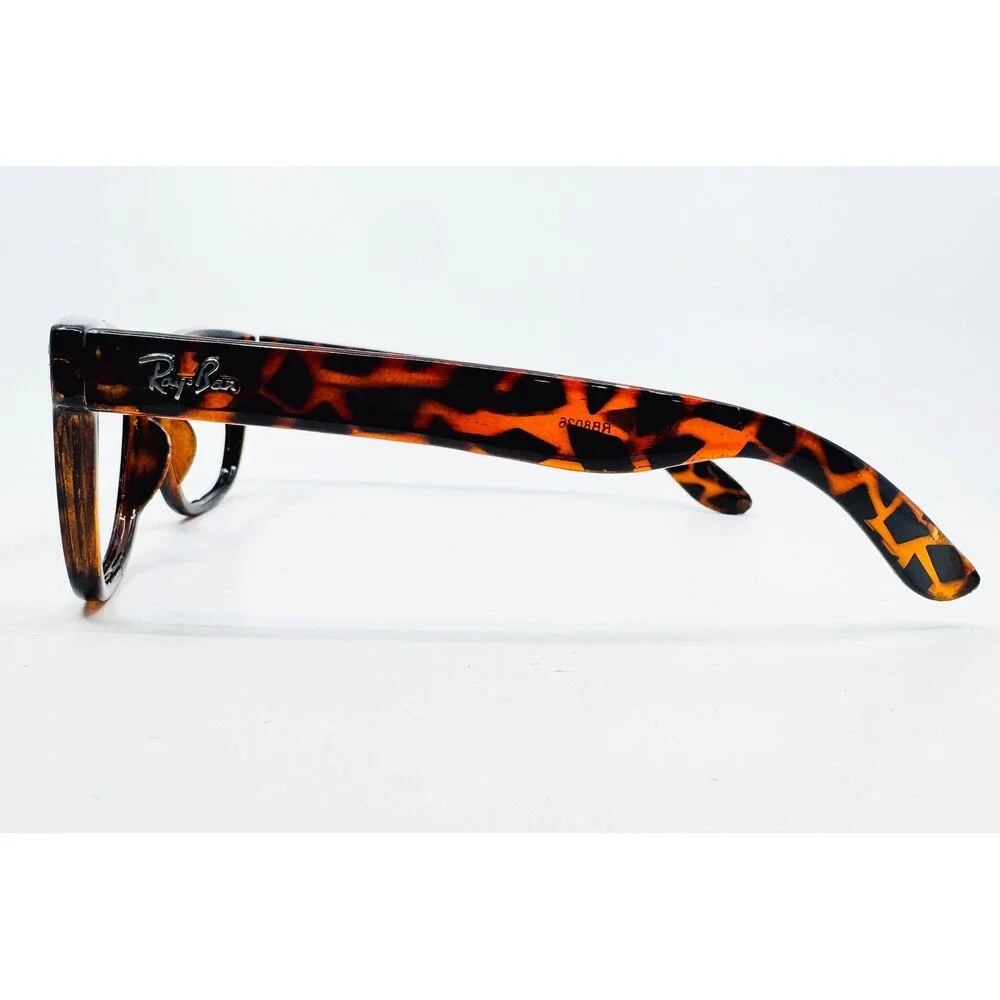 Ray-Ban Eyeglasses Unisex Tortoise RB8026 Wayfarer Square Frames Italy